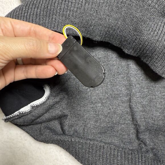 Tipsy Elves Women's Ugly Christmas Sweater Size XXL Gray Too Lit To Quit Lights - Picture 5 of 9